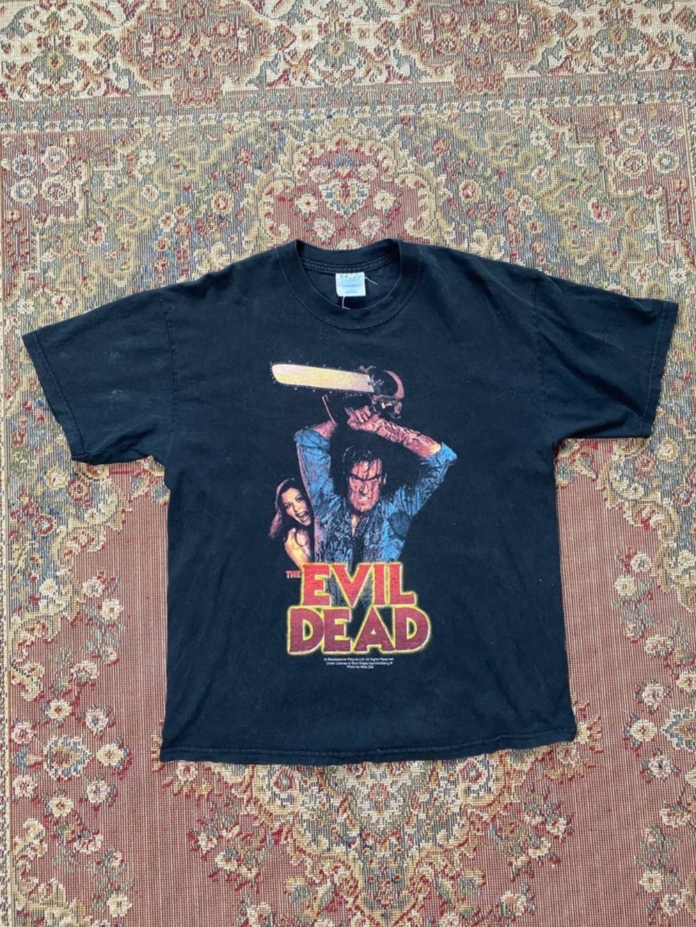 Vintage The Evil Dead Movie Promo T-Shirt Black